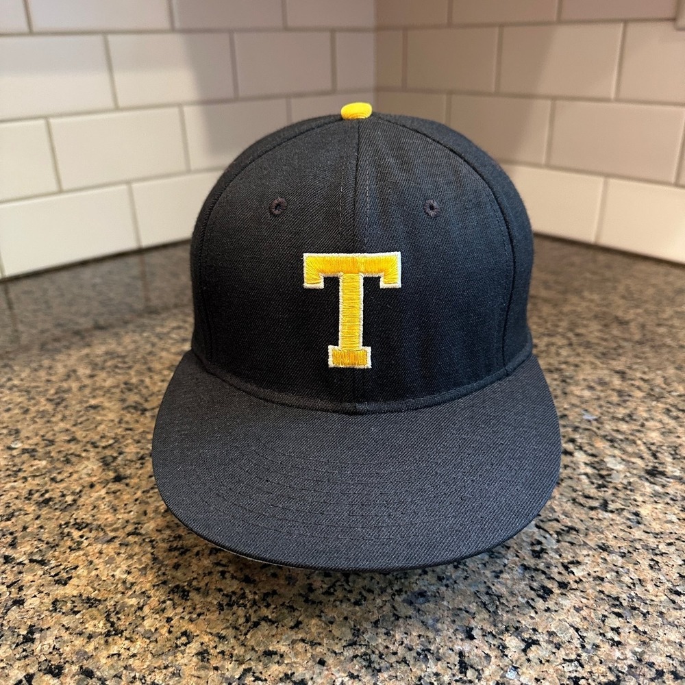 Vtg Tennessee Volunteers Roxxi Royal Grip PRO MODEL Hat 7 3/8 Black Made in USA